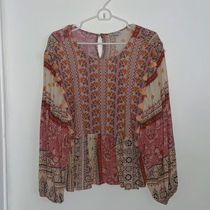American Eagle Long Sleeve Blouse